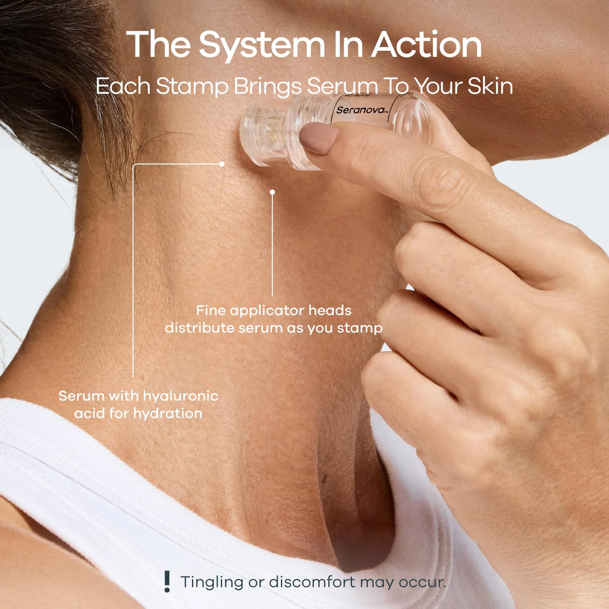 Seranova Micro Infusion System for Face - Peptide Serum (2-Month-Supply)