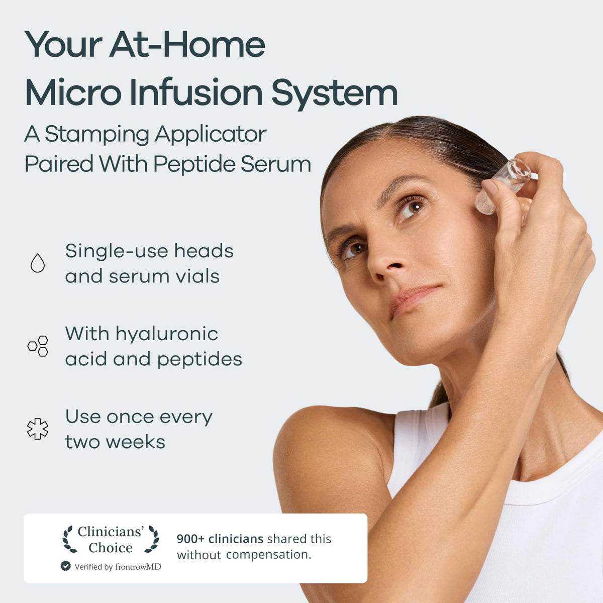 Seranova Micro Infusion System for Face - Peptide Serum (2-Month-Supply)