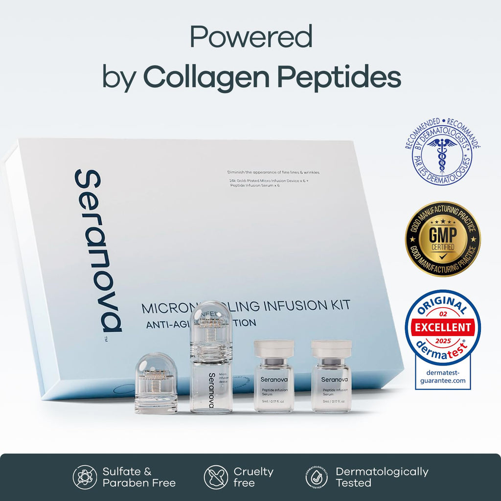 Seranova Micro Infusion System for Face - Peptide Serum (2-Month-Supply)