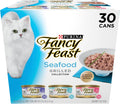 Purina Fancy Feast Grilled Seafood Wet Cat Food, 3 oz Cans, 30-Pack