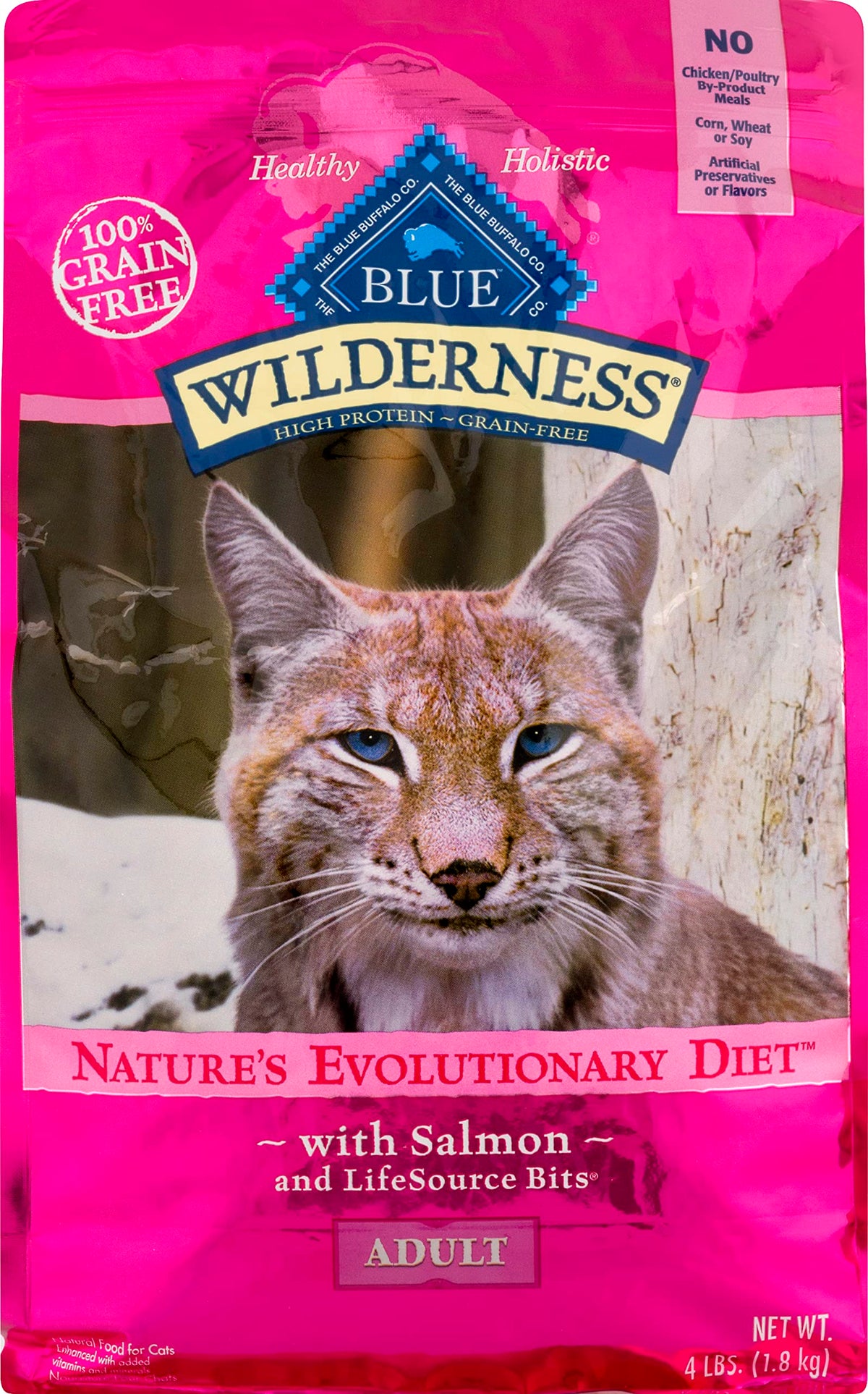 Blue Buffalo Wilderness Chicken Adult Dry Cat Food, Grain-Free, 12 lb | Real Chicken #1 Ingredient, High Protein Nutrition, Supports Immunity with Antioxidant-Rich LifeSource Bits